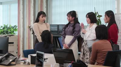 boko-024「アナタの颜にヒトメボレしました」ツンツン部下の北冈さんとデレデレな上司宫西さんのキスで始まるオフィスレズ 北冈果林 宫西ひかる